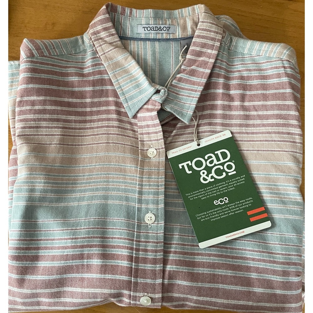 Women’s small Lightfoot Toad&Co flannel shirt. Brand new.